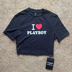 playboy crop top
